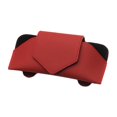 thumbnail image 2 of Estuche para gafas de visera de coche de PU, almohadilla de esponja de protección interna para arañazos Clip de gafas magnéticas para gafas de , ROJO Sunnimix Estuche para anteojos de coche, 2 of 7