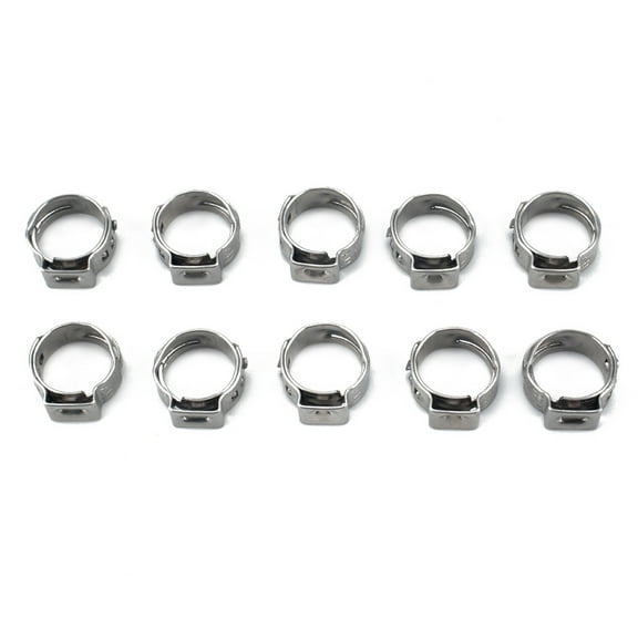 HEATSHAKING 20Pcs Hose Clamp Assortment for Home Applications 7 x 5 x 1 in