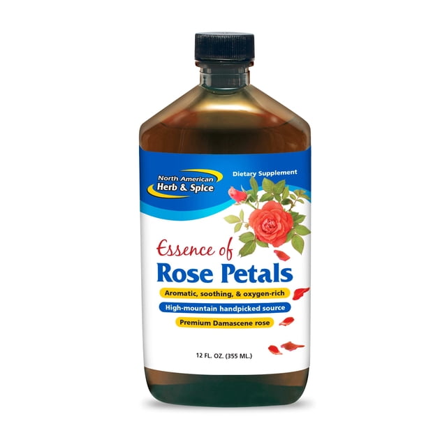Esencia de pétalos de rosa, hierbas y especias norteamericanas, 355 ml