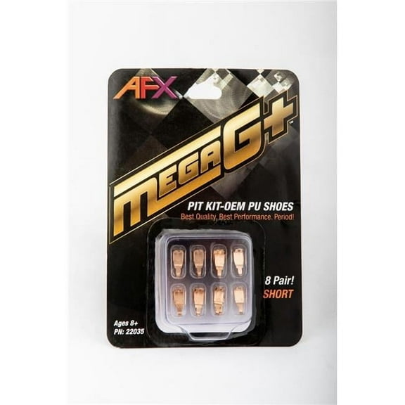 AFX Parts Mega G  22035 Pit Kit Short Pickup Shoes (8 Pair) for Short Wheelbase Chassis