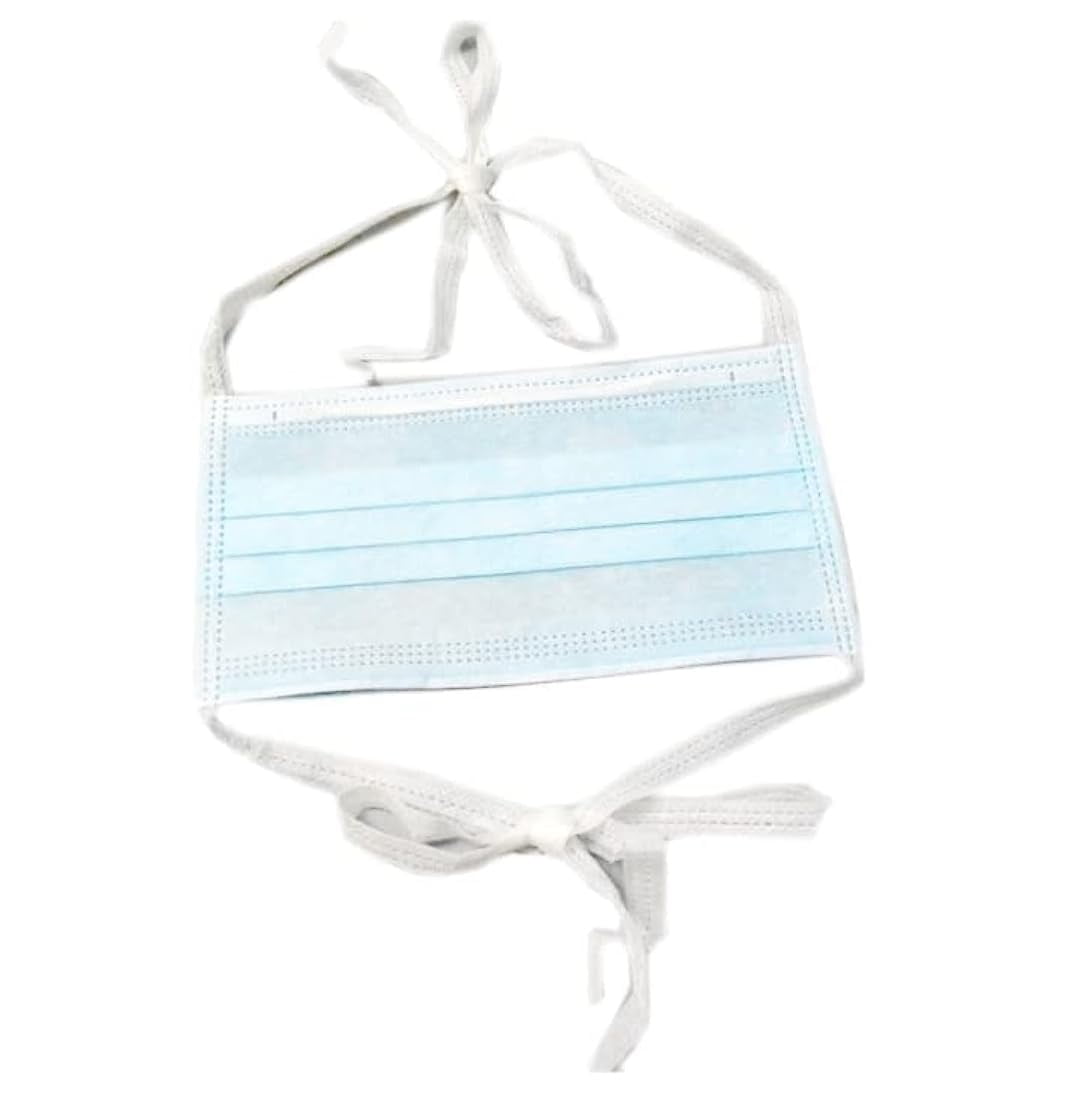 Disposable Tie-On Face Masks, 3-Ply, Level 3, 2000 Pack – Blue