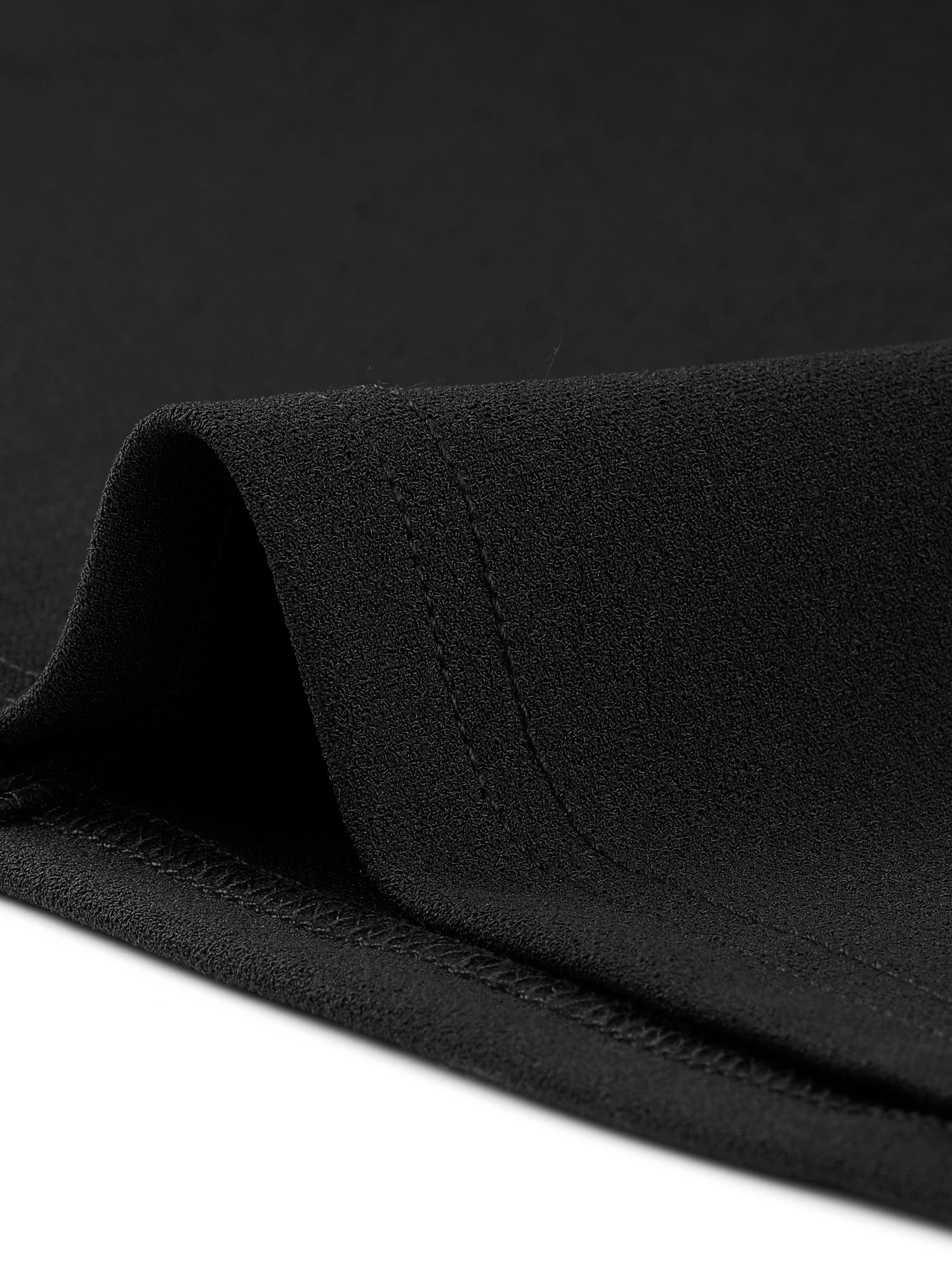DARING DIVA Women's High Waist Pencil Work Bodycon Skirt S Black