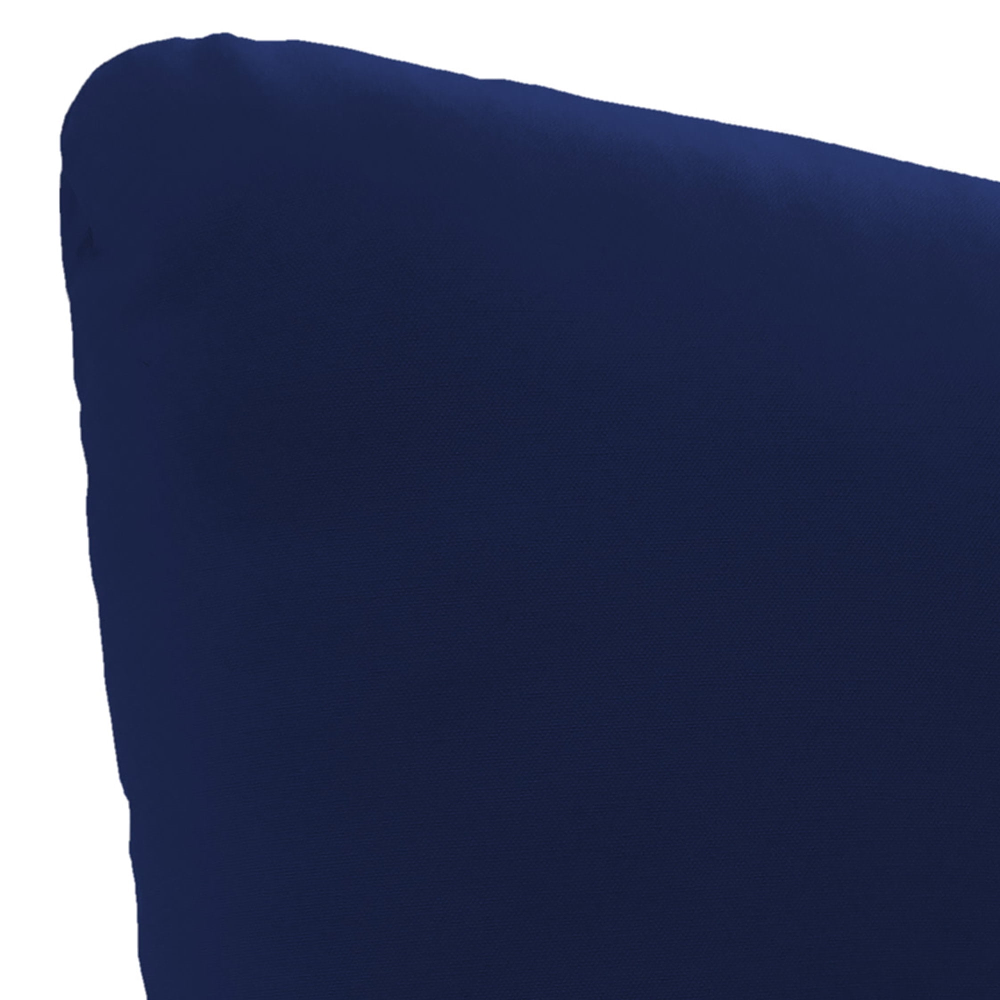 Jordan Manufacturing 23.5" x 24" Canvas Navy Solid Square Tufted Outdoor Deep Seat Chair Back Cushion with Fabric Button