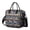 Black-11, variant on Elephant Print Insulated Lunch Bag, Large Boho Chic Lunch Tote with Mandala Patterns, Dual Compartment Vintage Cooler for Work, Picnic or Travel