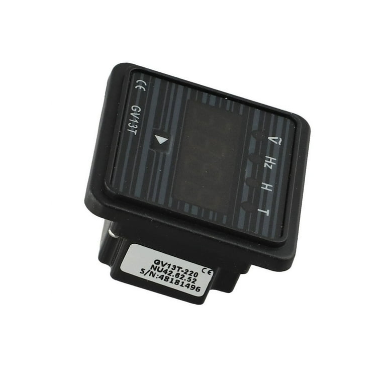 GV13T 220V Digital Voltage Meter Gauge For Generators - Automatic Hour Meter