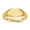 Yellow gold, variant on 14k 8.0x6.5mm Closed Back Heart Signet Ring RS501
