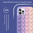 thumbnail image 3 of Liquid Silicone Case Bubble Wrap Phone Case Stress Relief Fidget Sensory Toy Shockproof Non-Yellowing Phone Case for iPhone 12 Pro Max Mini (G, for iPhone 12 Pro Max), 3 of 7