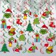 thumbnail image 1 of Decoración de Fiesta Colgante Grinch Feliz Navidad 44 Piezas, 1 of 7