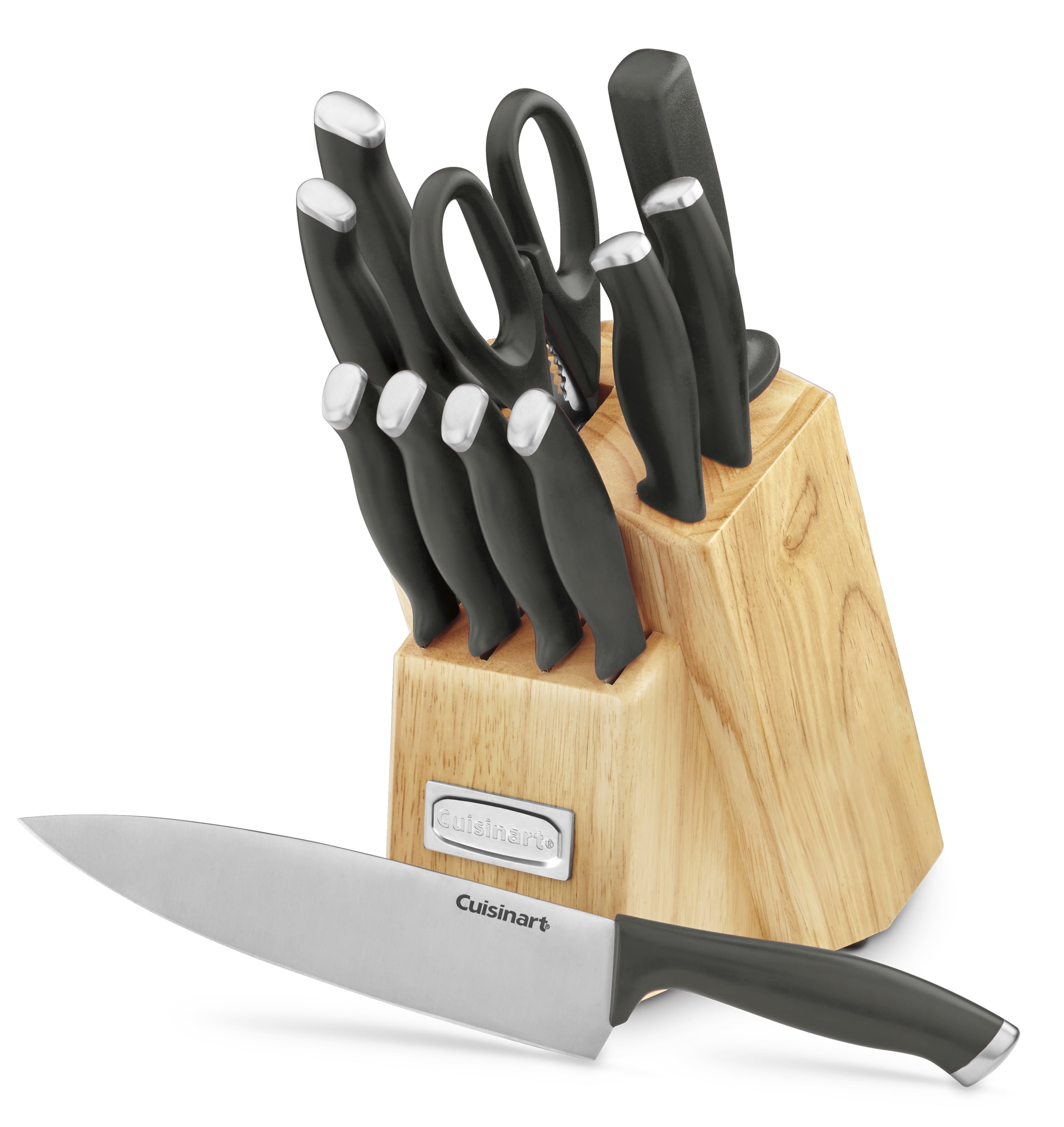  Cusinart Block Knife Set, 12pc Cutlery Knife Set with Steel  Blades for Precise Cutting, Lightweight, Stainless Steel, Durable &  Dishwasher Safe, C77SSW-12P: Home & Kitchen