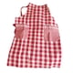 thumbnail image 5 of Delantal de chef con pechera, delantal de cocina para el hogar, para mujeres, hombres, para picnic, pintura, corte de pelo Rojo, 5 of 8