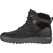 Men's ECCO Soft 7 Tred Moc Toe Ankle Boot Black/Black Cow Oil Nubuck 44 M