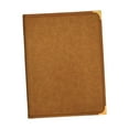 thumbnail image 3 of GUOOL Housse de Menu de Restaurant 4 Pages Format A4 Housse de Menu pour Café Mariage Restaurant Brun, 3 of 9
