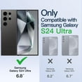 thumbnail image 2 of JETech Electroplated Case for Samsung Galaxy S24 Ultra 6.8-Inch, Camera Lens Full Protection, Compatible with MagSafe Wireless Charging, Shockproof Soft TPU Phone Cover (Titanium Black), 2 of 7