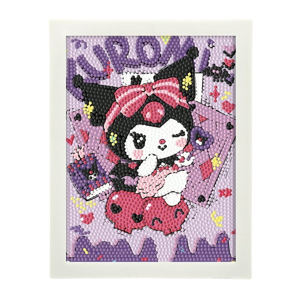Kits Arte Con Diamantes Likrtyny Personajes Dibujos Animados Pintura Artística Marco Puntada Oso Fresa Kuromi