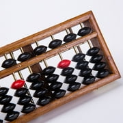 THY COLLECTIBLES Vintage Style 17 Digit Rods Wooden Abacus Soroban Chinese Japanese Calculator Counting Tool w Reset Button 14