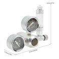thumbnail image 5 of Garosa CO2 Regulator Aquarium Big Dual Gauge Display with Bubble Counter and Check Valve, CO2 Regulator Aquarium Big Dual Gauge Display, Aquarium Big Dual Gauge Display, 5 of 5