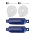thumbnail image 1 of Guardabarros para barcos, Protector anticolisión, accesorios para barcos, parachoques inflable para barcos de 4x16 pulgadas, parachoques para barcos, cuerda blanca shamjiam Defensa de barco, 1 of 8