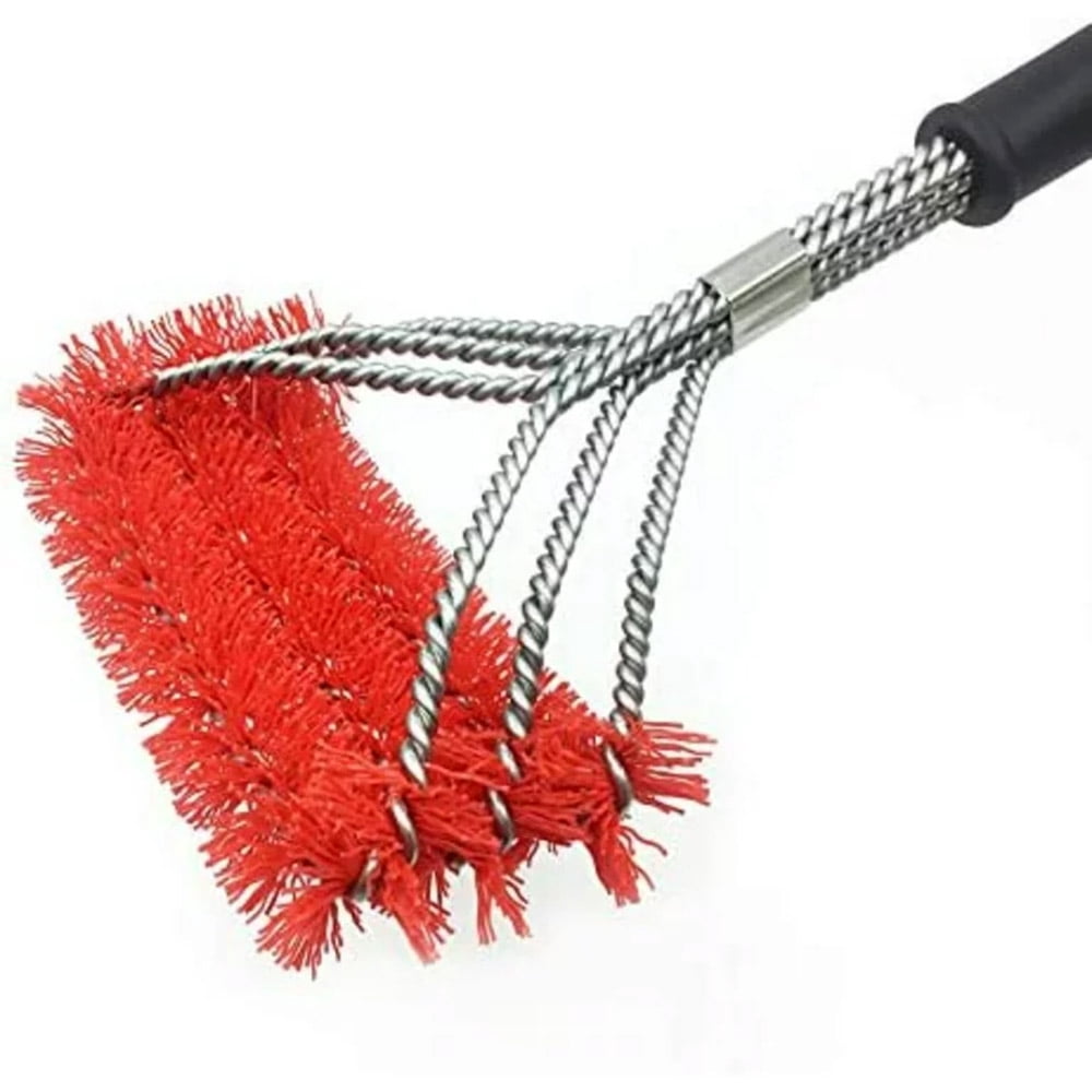 EIMELI Nylon Grill Brush - Bristle Free Alternative - Nylon Cold Scrub Technology Cleans Between The Grates