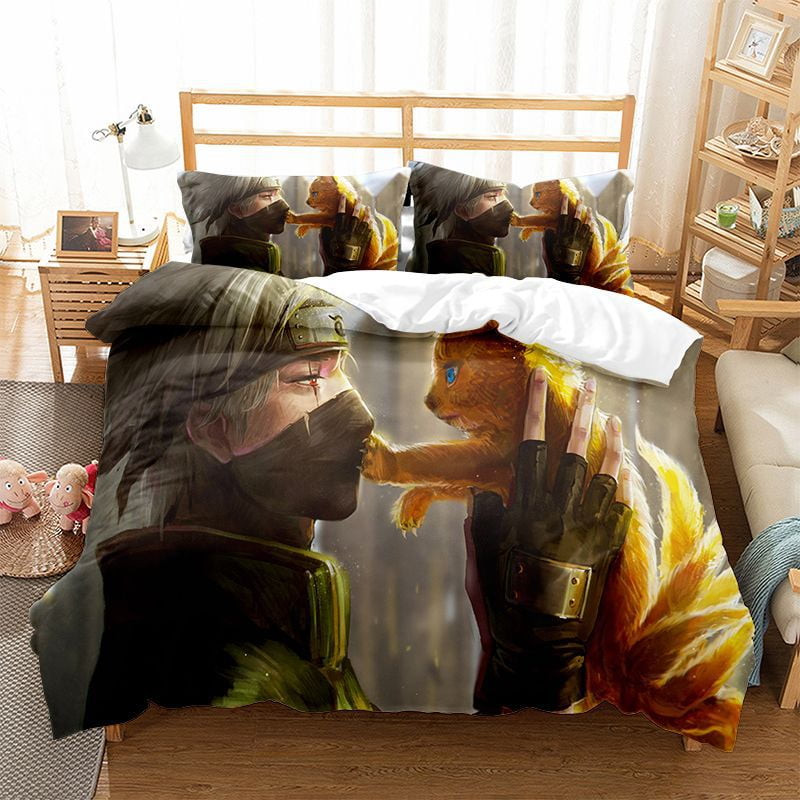 Anime Japanese Naruto Duvet Cover Set, Duvet Cover And Quilt Difference