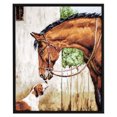 thumbnail image 1 of Cuadros Decorativos Juego completo de bordado de punto de cruz Kit de costura 11CT Nature Horse Art Decor Ehuebsd Nuevos Originales, 1 of 9