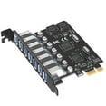 thumbnail image 4 of USB 3.0 PCI Express Adapter PCI E to 7 Ports USB 3 Expansion Adapter Card USB3 PCIe PCI-E X1 Controller Converter(VIA), 4 of 6
