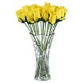 thumbnail image 2 of Yellow Realistic Wooden Roses 32 Count, 2 of 5
