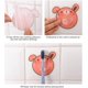 thumbnail image 3 of 4pcs Wall Mounted Toothbrush Holder, Cartoon Silicone Wall Mounted Toothbrush Holder, Self Adhesive No Hole Suitable For Bathroom, Kitchen, Wire, 3 of 5