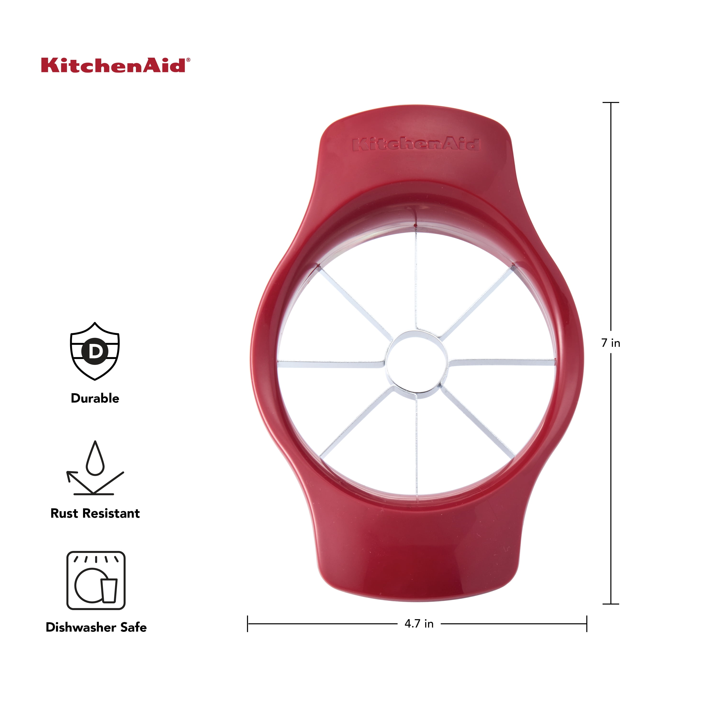 Kitchenaid Classic Fruit Slicer in One Size in Red