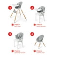 thumbnail image 3 of Skip Hop Eon 4-in-1 Convertible High Chair - Slate Blue, 3 of 9