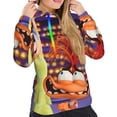 thumbnail image 5 of Lsque inside out 2 Pattern Casual Women's Hoodie,Hooded Sweatshirt with Kangaroo Pocket,Pullover Hoodie with Eye-catching Drawstrings-Large, 5 of 8