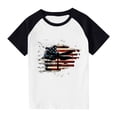 thumbnail image 7 of GERsome 4th of July Kids Boys T-Shirts, Girls Crewneck Short Sleeve Comfort Tees Summer Unisex American Flag Tshirts, Sizes 13-14 Years, 7 of 7