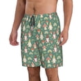 thumbnail image 2 of Bixox Men's Mushrooms Gnome printing Casual Classic Fit Short Summer Beach Shorts, 2 of 6
