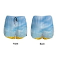 thumbnail image 5 of Lsque Blooming Sunflower Field Printed Women's Running Shorts with Liner Pockets,Elastic Quick Dry Workout Athletic Gym Yoga Shorts,Womens High Waist Shorts-XX-Large, 5 of 9