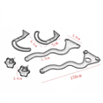 thumbnail image 4 of 2X R1200GS Adventure Windshield Support Holder Windscreen Strengthen Bracket for - R1250GS R1200GS LC/ADV 2014-2019, 4 of 5