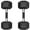 17.5 lb, Pair, variant on PAPABABE Hex Dumbbell 17.5 lb Set of 2 with Rubber Grip, Odorless Rubber Coated Weight Fixed Dumbbells Set of 2, Weights for Women at Home, Hand Weights for Home Gym & Strength Training