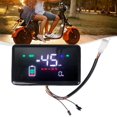 thumbnail image 4 of 48-72V E-bike Digital Dashboard LCD Display Motor Speedmeter Screen With Windshield E-Bicycle Control Panel Accessories, 4 of 12