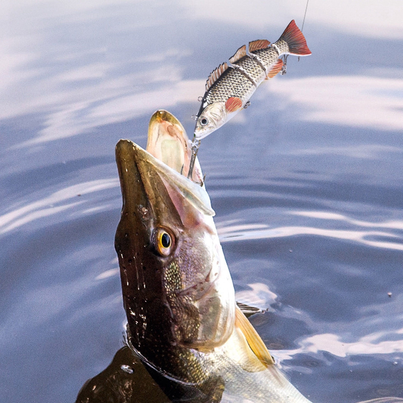 Electric Swimming Fishing Lure - 3D Lifelike Robotic Bait for Freshwater & Saltwater, Auto-Swim Technology for Beginners & Professional Anglers