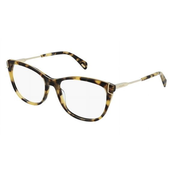 Police eyeglasses VPLA90 WOMAN 55/16/140 0777 AVANA MARRONE/MIELE