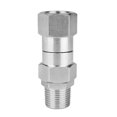 thumbnail image 2 of 2X High Pressure Washer Swivel Joint 3/8 Inch Pressure Washer Hose Fittings 360 Degree Rotation Connector Car Washing, 2 of 8
