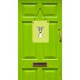 thumbnail image 2 of Checkerboard Lime Green Italian Greyhound Wall or Door Hanging Prints, 2 of 2