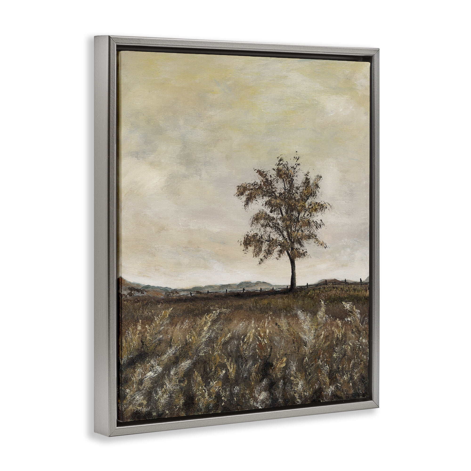 Stupell Industries Yesterdays Gone By Gray Framed Floater Canvas Wall Art, design by Soulspeak & Sawdust