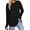 Black, variant on Fantaslook Lightweight Sweatshirts for Women Long Sleeve Crew Neck Tops Casual Curved Hem Shirts