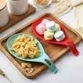 thumbnail image 4 of fastboy Scoop Holder Spoon Tray Tableware Plate Spoons Shelf Multicolored Softness Washable Restaurant No Smell Heating-resistance Gray, 4 of 9