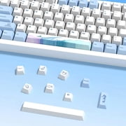 Alikpop Custom PBT Keycap Set, Cherry Profile Dye-Sub Minimalist Anime Retro Design for Mechanical Keyboards