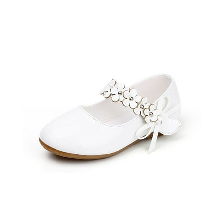 

Hawee Dress-up Mary Jane Flower Strap Princess Dress Shoes (Toddler Girls & Little Girls)