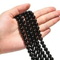 thumbnail image 5 of Natural Agate Beads Strands Dyed Round Black 8mm Hole: 1mm about 48pcs/strand 38cm, 5 of 6