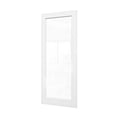 thumbnail image 4 of 48" X 80" Interior 1-Lite Clear Glass Primed Slab Door Prefinished Solid Core Wood Standard Door, 4 of 8
