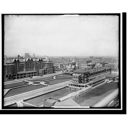 Historic Print Atlantic City N.J. panoramic view 18 x 24
