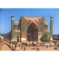 thumbnail image 2 of Vasily Vereshchagin 24x18 Black Ornate Framed Double Matted Museum Art Print Titled: Medrasah Shir-Dhor at Registan Place in Samarkand (Between 1869 and 1870), 2 of 5