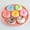 A, variant on Realistic Simulation Food Cake Refrigerator Magnet, Three-Dimensional Dessert Donut Figurine, Stress Relief Squeeze Toy For Kitchen Office Decor